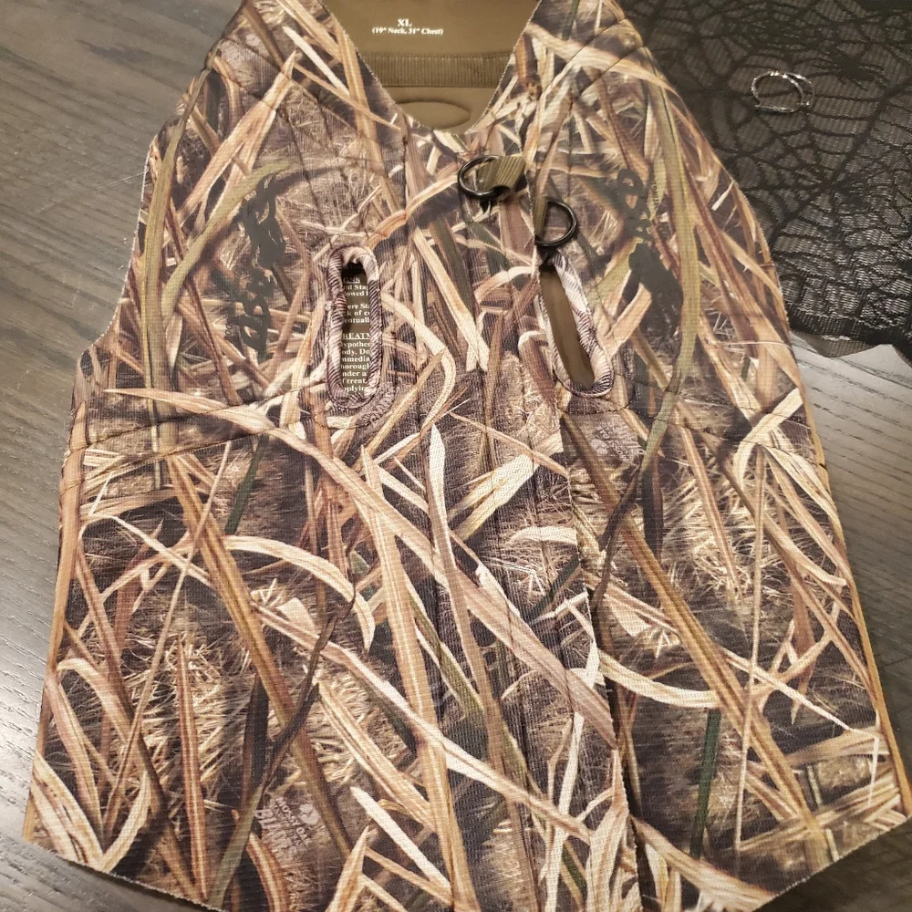 Dog Vest Real tree max 7 camouflage Neoprene xl new